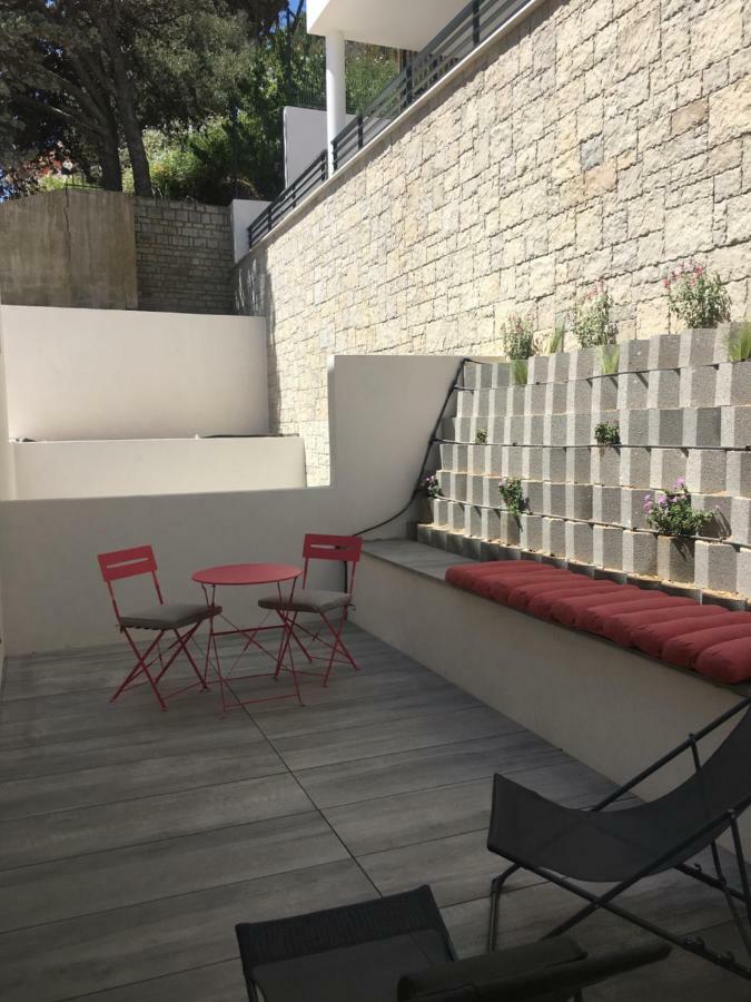 Studio de prestige dans résidence face à la mer Bandol Exterior foto